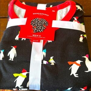 Wondershop Target Men's Penguin 2 Piece Pajama Set Size XXL NWT